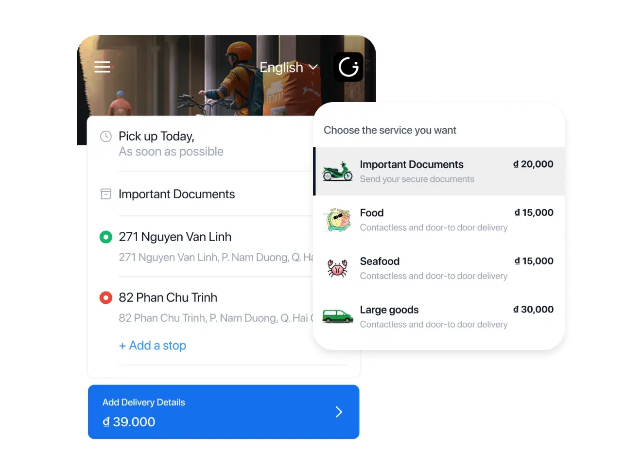 Delivery Booking App
